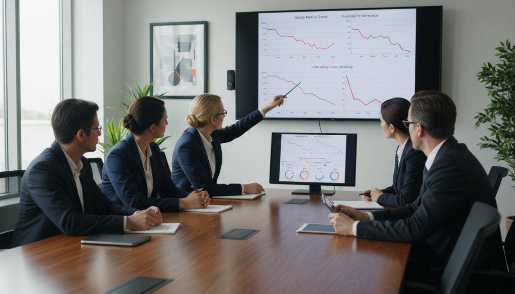 Leadership turnover in skilled nursing facilities impacting CMS star ratings and workforce stability